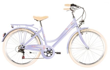 Pilsētas velosipēds Kenzel Missy Royal ar groziņu (26"/6 ātr.) violets