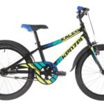 Velosipēds Kenzel Kaleo 20" zēnu melns/zils/dzeltens